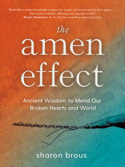 Title details for The Amen Effect by Sharon Brous - Available